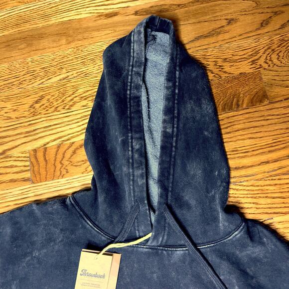Arkansas Razorbacks NEW Cropped Hoodie Sweatshirt Black Stone Wash Size Large - Picture 5 of 8